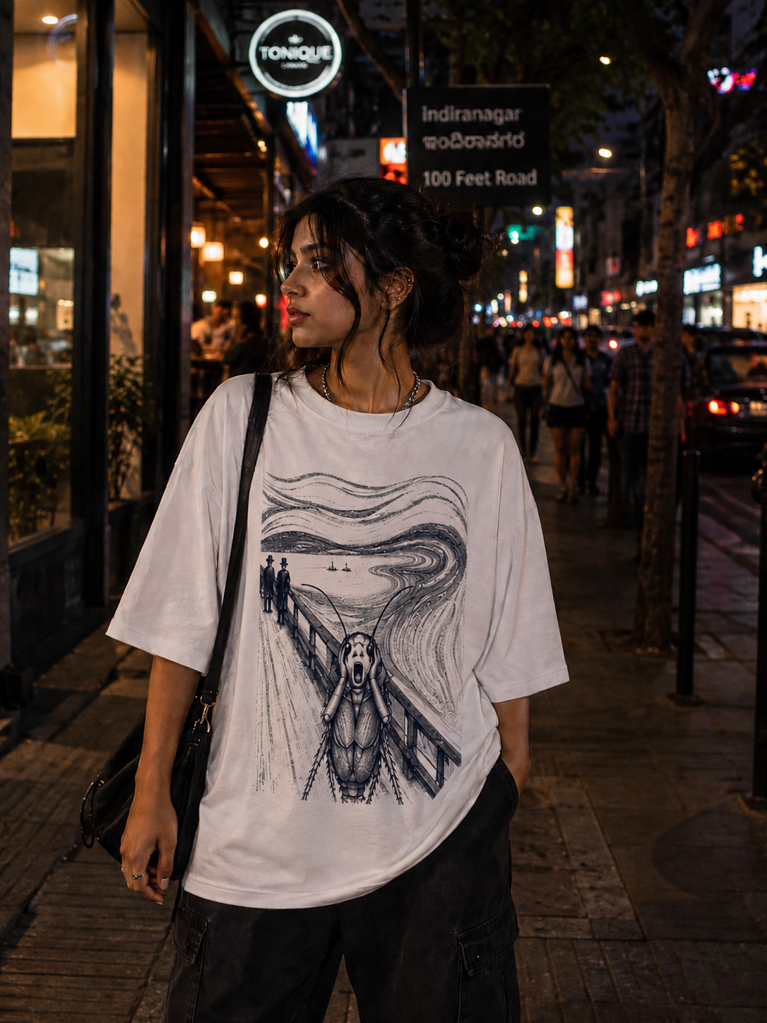The Scream — Cockroach Lives Matter graphic t-shirt