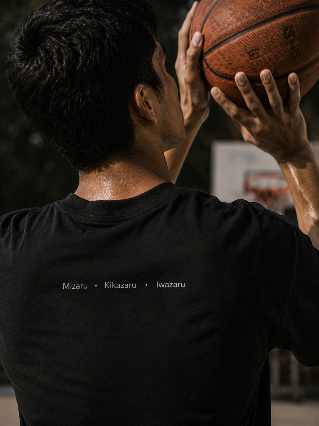 Mizaru . Kikazaru . Iwazaru ( Black ) — Cockroach Lives Matter graphic t-shirt