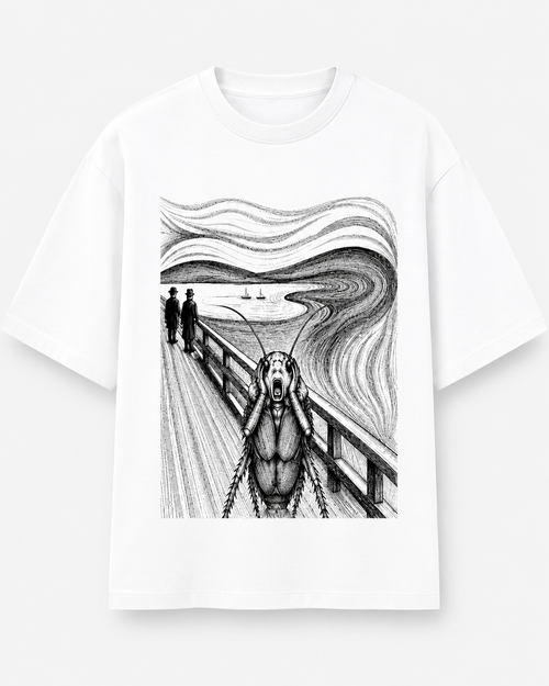 The Scream — Cockroach Lives Matter graphic t-shirt