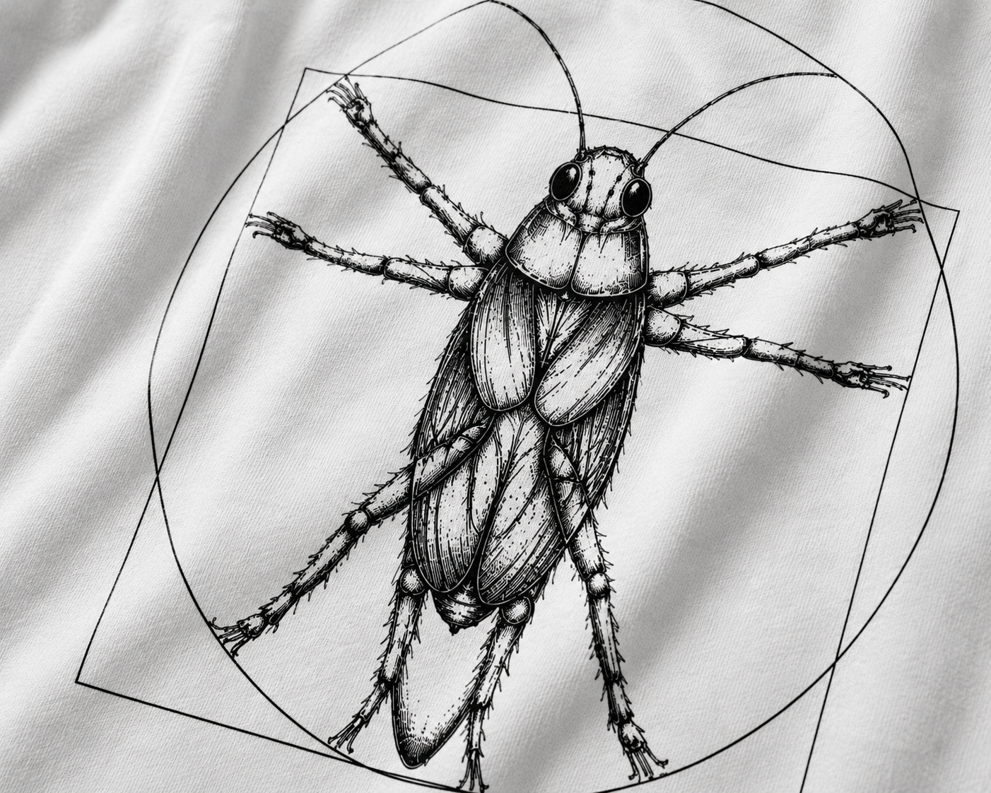 The Vitruvian ( White ) — Cockroach Lives Matter